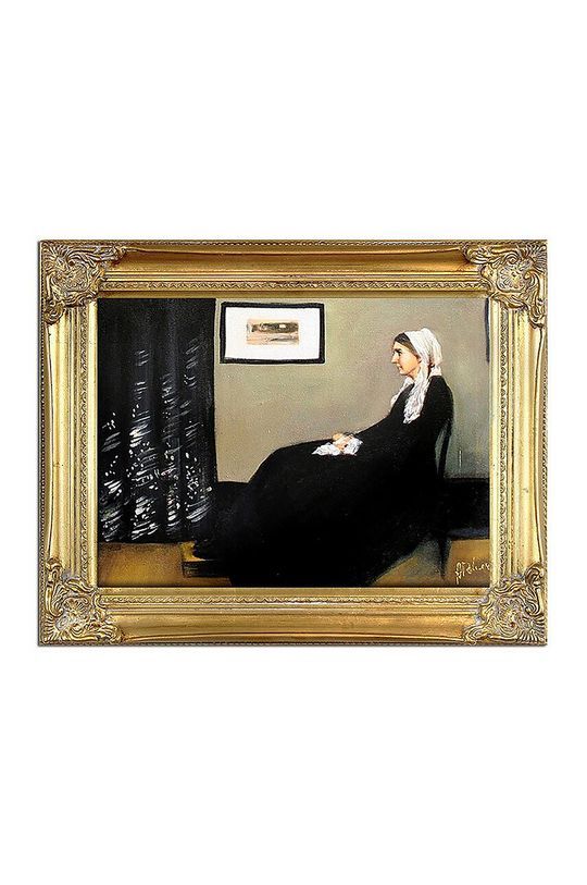 Репродукція, написана маслом, в рамці James McNeill Whistler, Matka Whistlera 40 x 50 cm колір барвистий