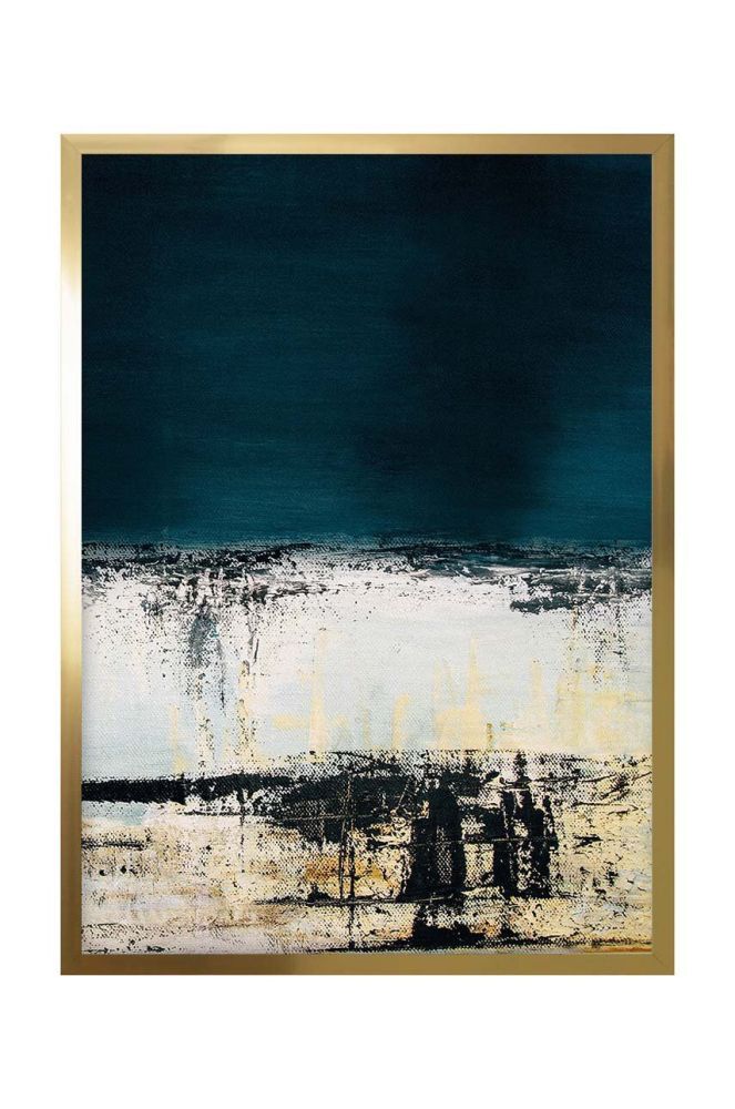 Настінна декорація в рамі 53 x 73 cm колір барвистий (3584041)