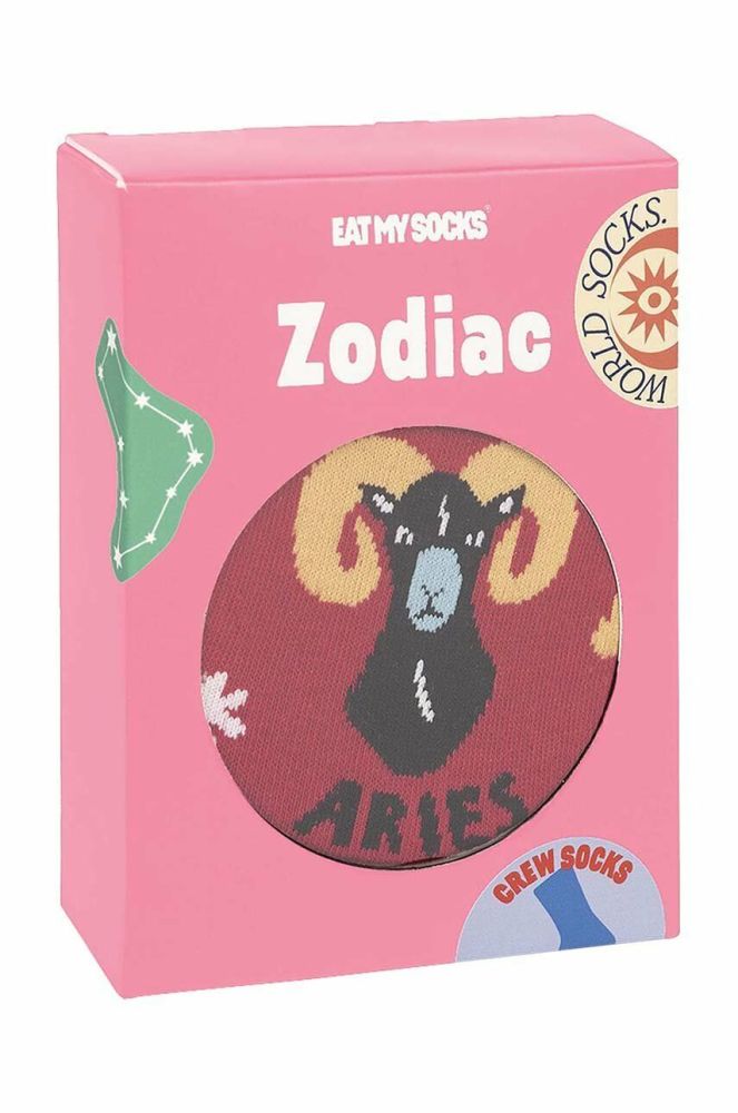 Шкарпетки Eat My Socks Zodiac Aries колір барвистий