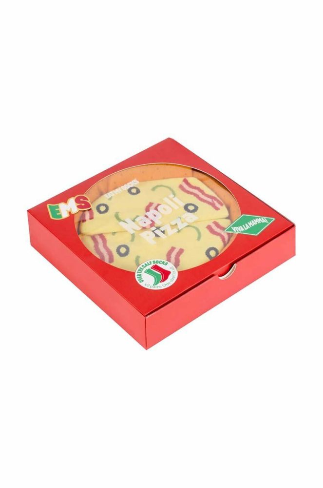 Шкарпетки Eat My Socks Napoli Pizza 2-pack колір барвистий