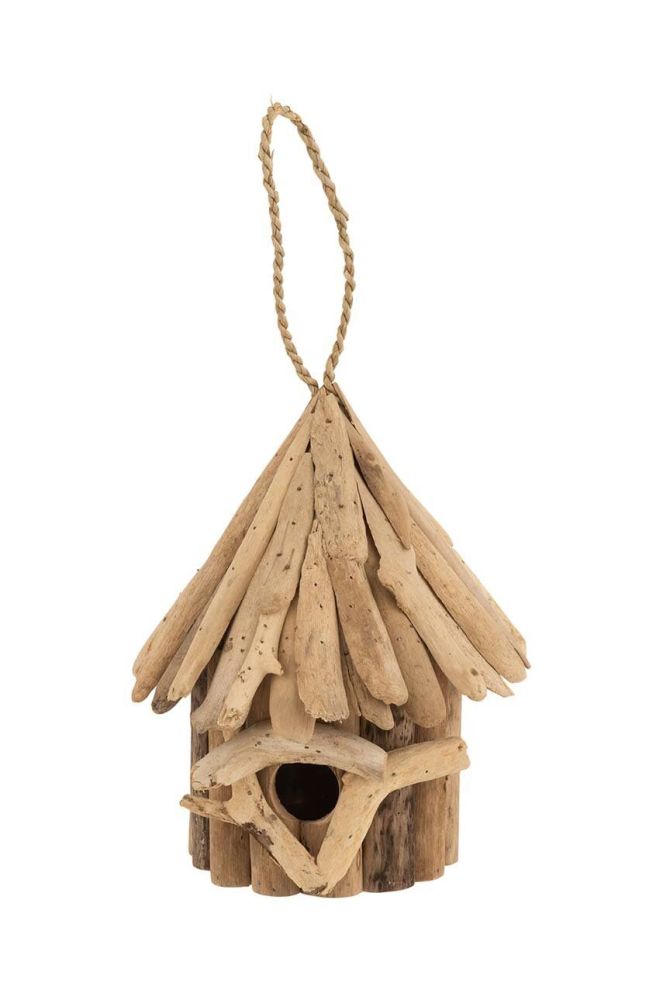 Годівниця для птахів J-Line Driftwood Small колір бежевий