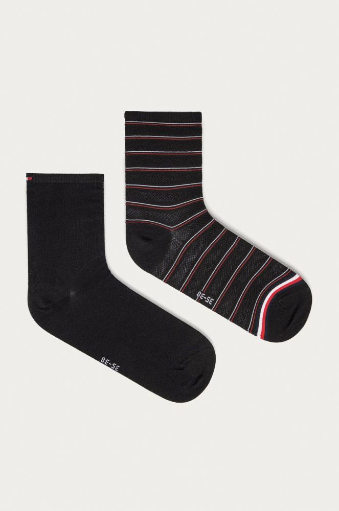 Tommy Hilfiger - Шкарпетки (2-pack) колір чорний (1240278)