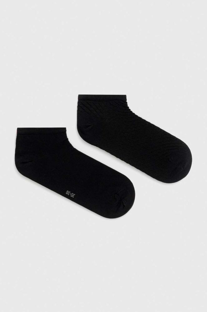 Шкарпетки Tommy Hilfiger 2-pack жіночі колір чорний (3250330)