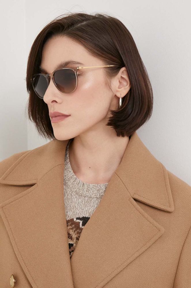 Сонцезахисні окуляри Ray-Ban жіночі колір коричневий (3644545)
