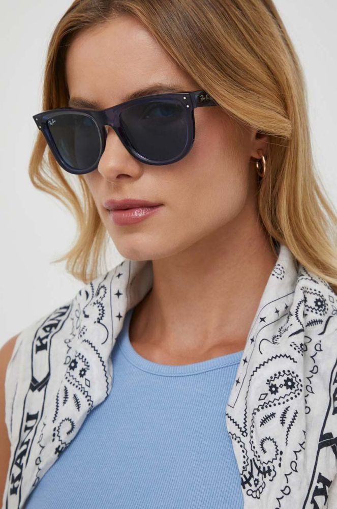 Сонцезахисні окуляри Ray-Ban колір синій (3374561)