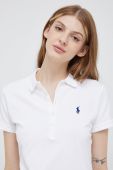 Поло Polo Ralph Lauren жіночий колір білий з коміром