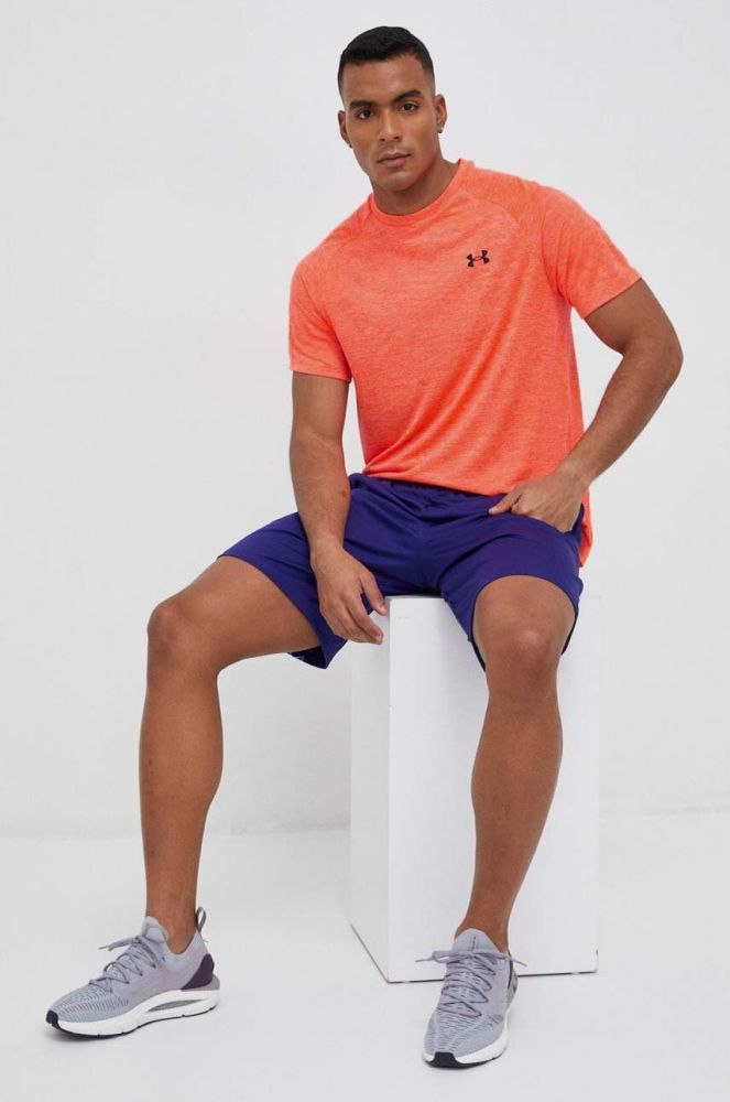 Тренувальна футболка Under Armour колір помаранчевий однотонний 1326413-191