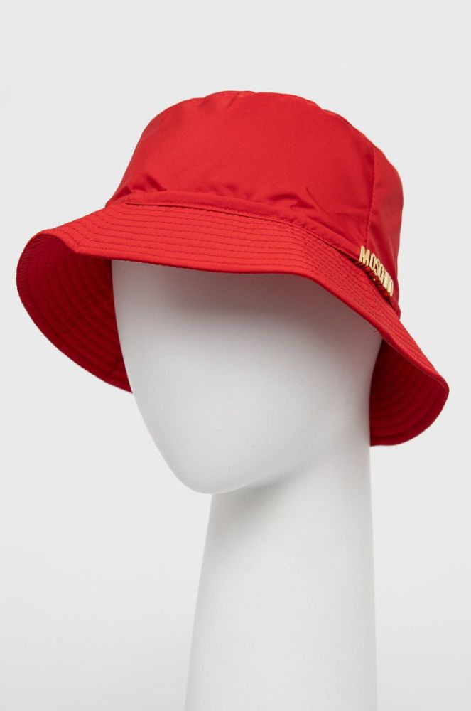 Капелюх Moschino колір червоний
