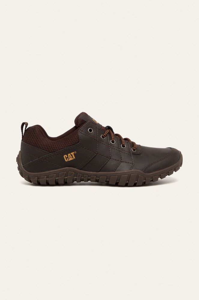 Caterpillar - Шкіряні туфлі Instruct Casual колір зелений