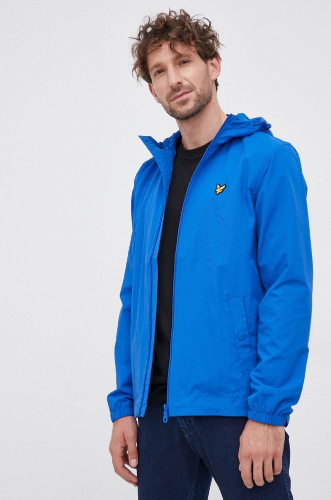 Lyle & Scott - Куртка колір блакитний