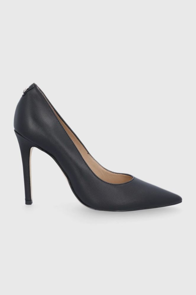Шкіряні туфлі Guess колір чорний