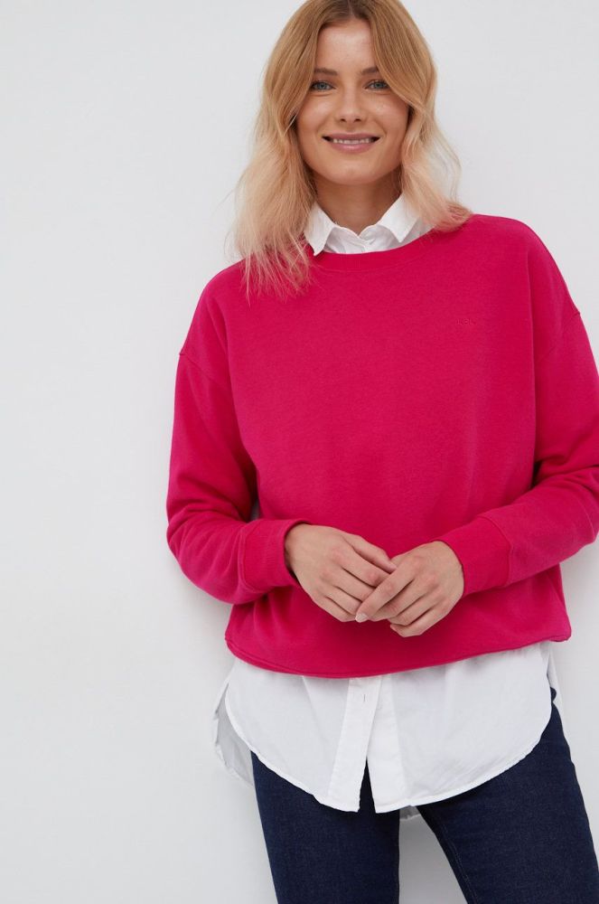 Кофта Lauren Ralph Lauren жіноча колір рожевий однотонна