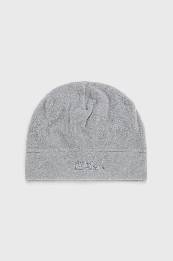 Шапка Jack Wolfskin колір сірий з тонкого трикотажу (2574359)