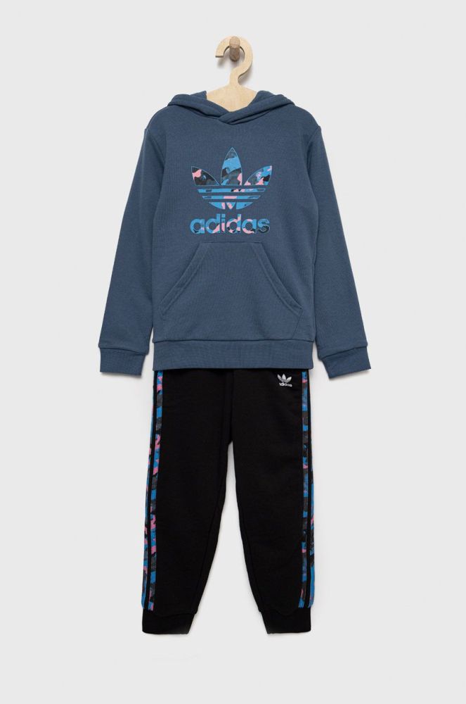 Дитячий спортивний костюм adidas Originals колір фіолетовий