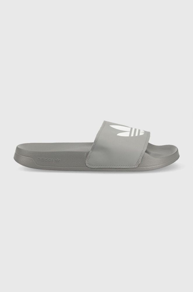 Шльопанці adidas Originals Adilette FU7592 чоловічі колір сірий FU7592-WHT/GRETHR