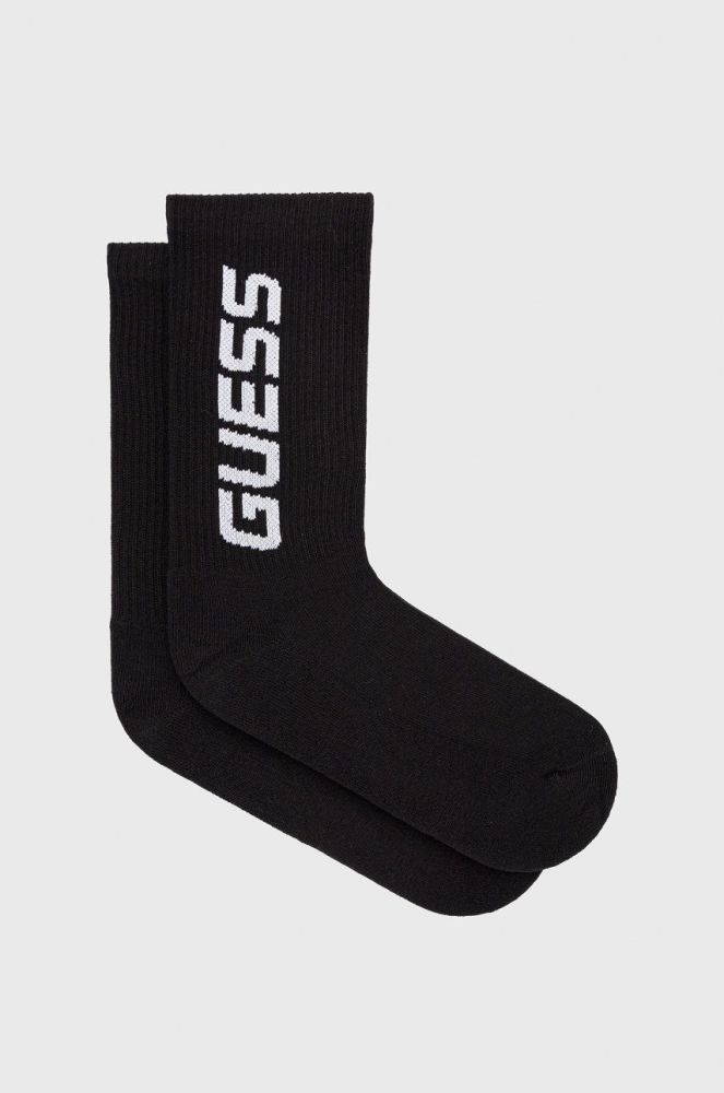 Шкарпетки Guess жіночі колір чорний (2447291)