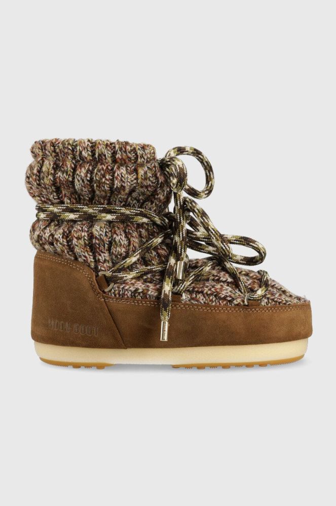 Зимові чоботи Moon Boot Light Low Wool колір коричневий 14600800.SIGARO-SIGARO