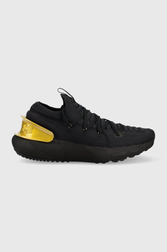 Бігові кросівки Under Armour HOVR Phantom 3 Metallic колір чорний