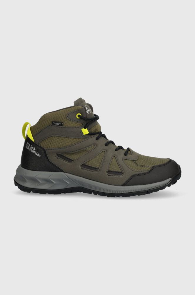 Черевики Jack Wolfskin Woodland 2 Texapore Mid чоловічі колір коричневий (3208273)