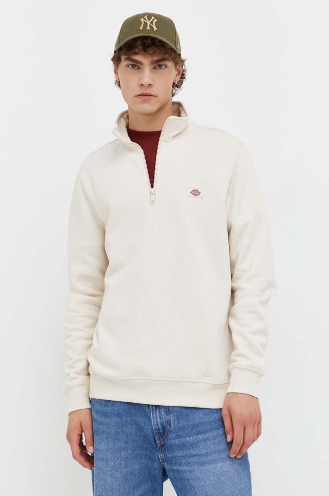 Кофта Dickies чоловіча колір бежевий однотонна (3511386)