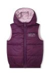 Дитяча двостороння безрукавка Dkny колір фіолетовий (3564188)