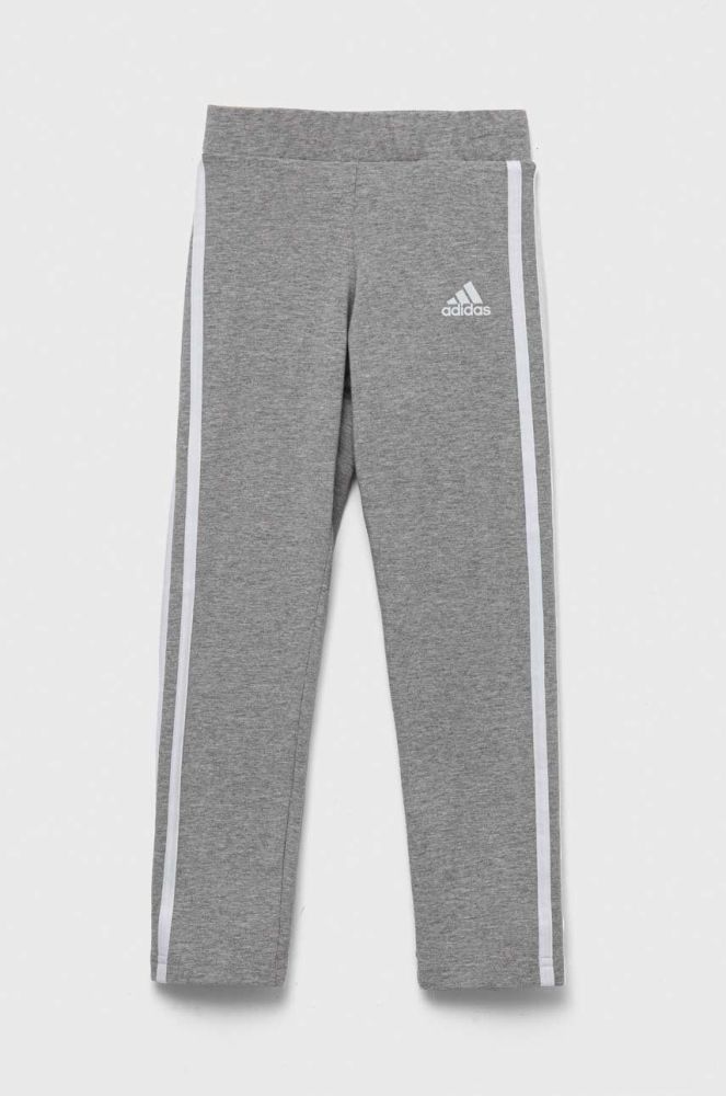 Дитячі легінси adidas колір сірий з принтом (3328002)