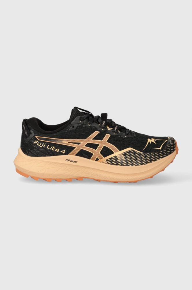 Бігові кросівки Asics Fuji Lite 4 колір чорний