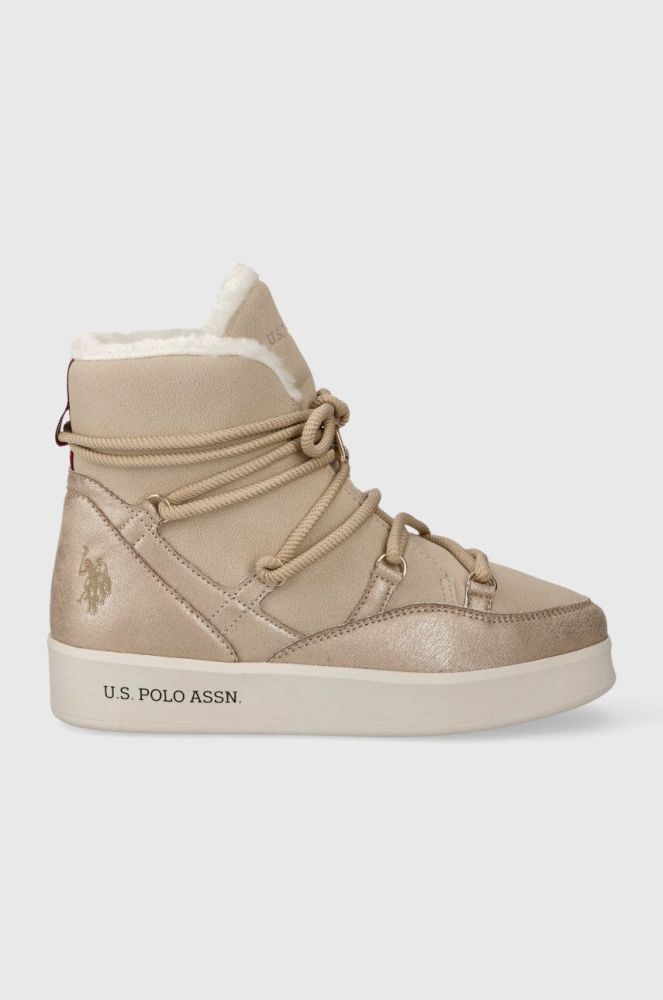 Зимові чоботи U.S. Polo Assn. VEGY колір бежевий VEGY005W/CHY1