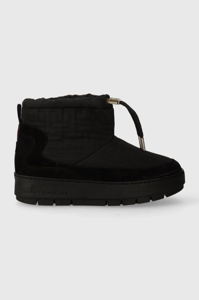 Зимові чоботи Tommy Hilfiger TOMMY MONOGRAM SNOWBOOT колір чорний FW0FW07637