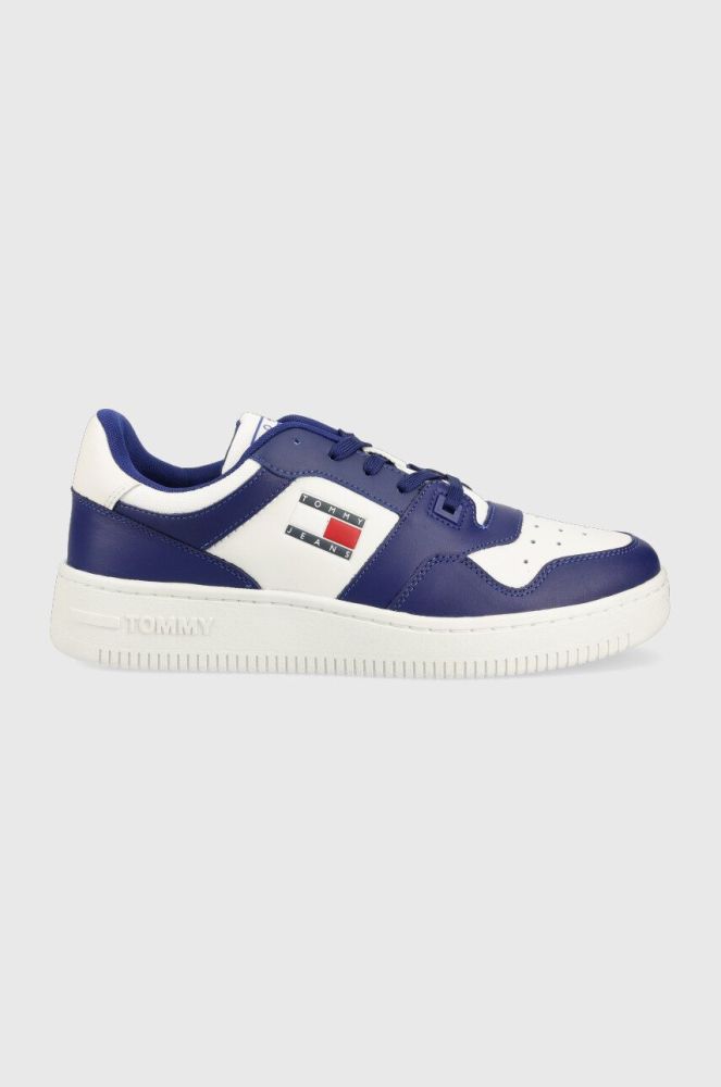 Кросівки Tommy Jeans TJM BASKET COLOR колір синій EM0EM01215