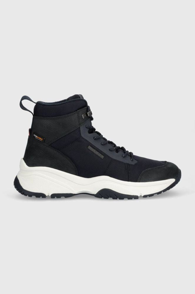 Кросівки Tommy Hilfiger OUTDOOR SNK BOOT LTH CORDURA колір синій FM0FM04838