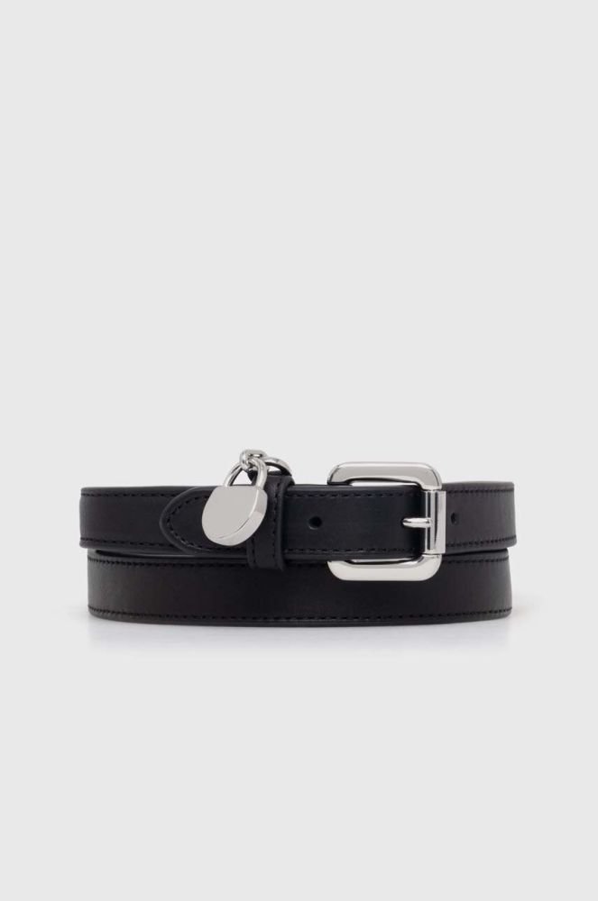 Шкіряний ремінь Lauren Ralph Lauren жіночий колір чорний (3504300)