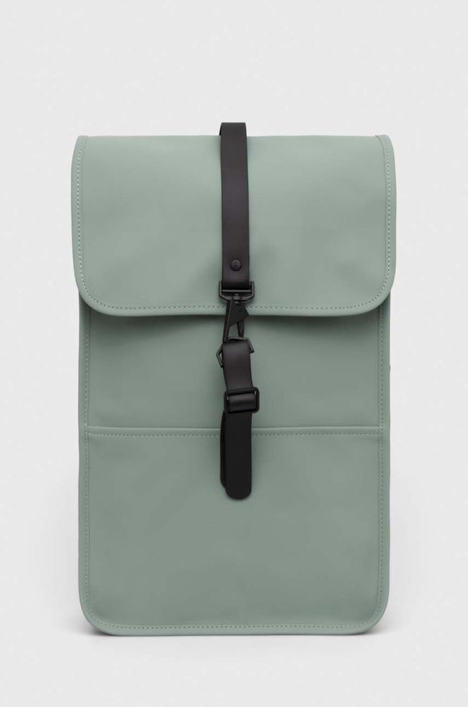 Рюкзак Rains 13000 Backpacks колір зелений великий однотонний (3483709)