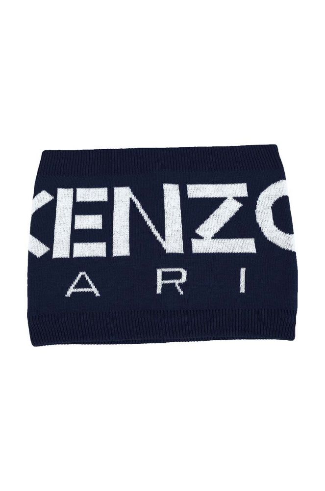Дитячий снуд Kenzo Kids візерунок колір блакитний