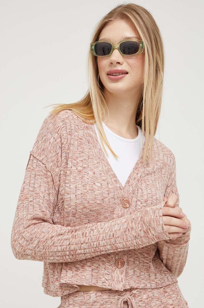 Джемпер Billabong жіночий колір рожевий легкий