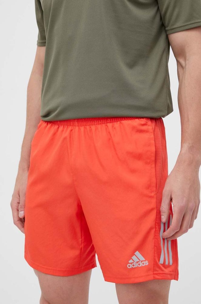 Шорти для бігу adidas Performance Own the Run колір червоний