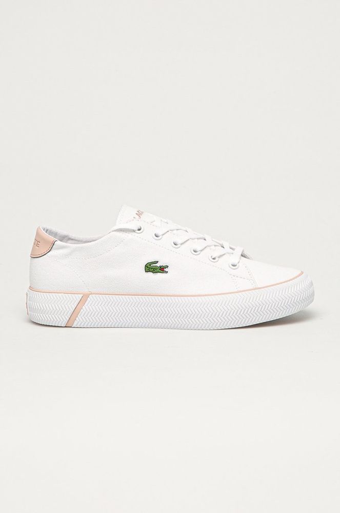 Кеди Lacoste жіночі колір білий