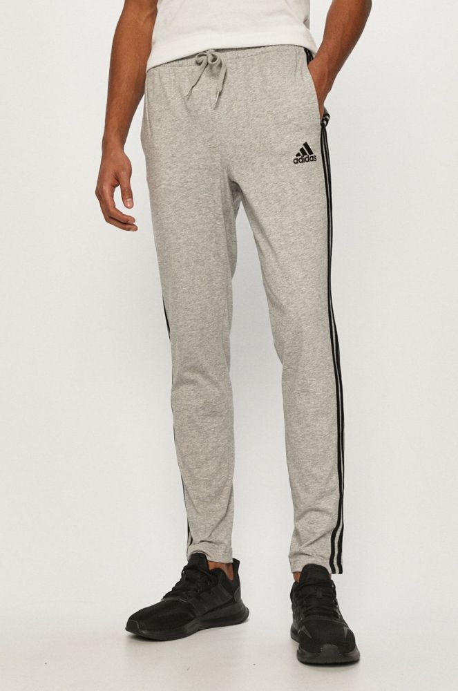 adidas - Штани колір сірий (1298863)