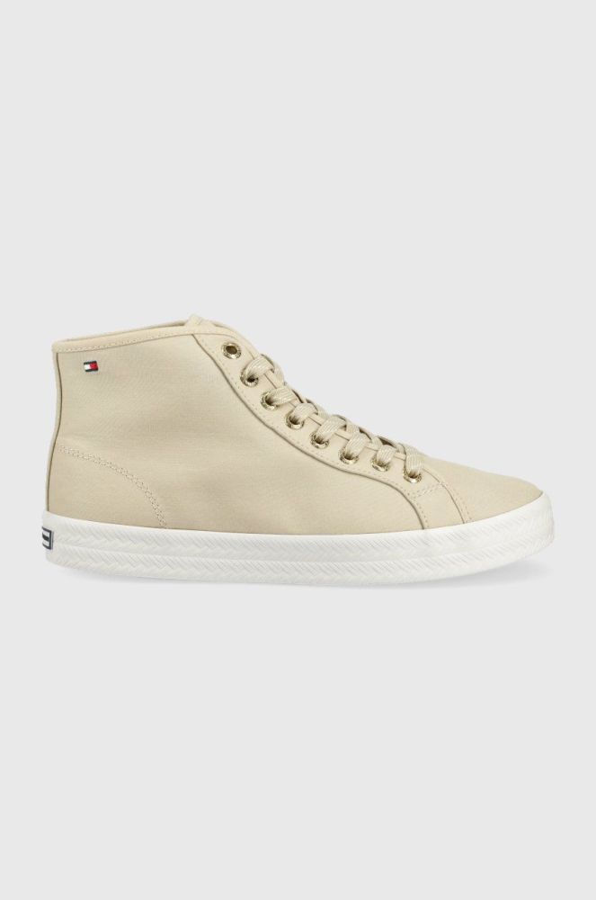 Кеди Tommy Hilfiger жіночі колір бежевий
