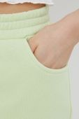 Шорти Noisy May жіночі колір зелений однотонні висока посадка