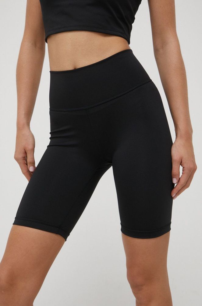 Шорти для тренувань adidas Performance Optime H64227 жіночі колір чорний однотонні висока посадка