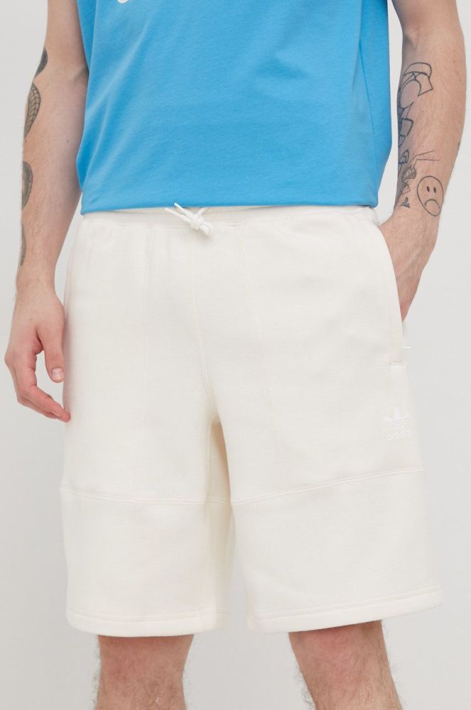 Шорти adidas Originals Adicolor HC1969 чоловічі колір бежевий HC1969-NONDYE