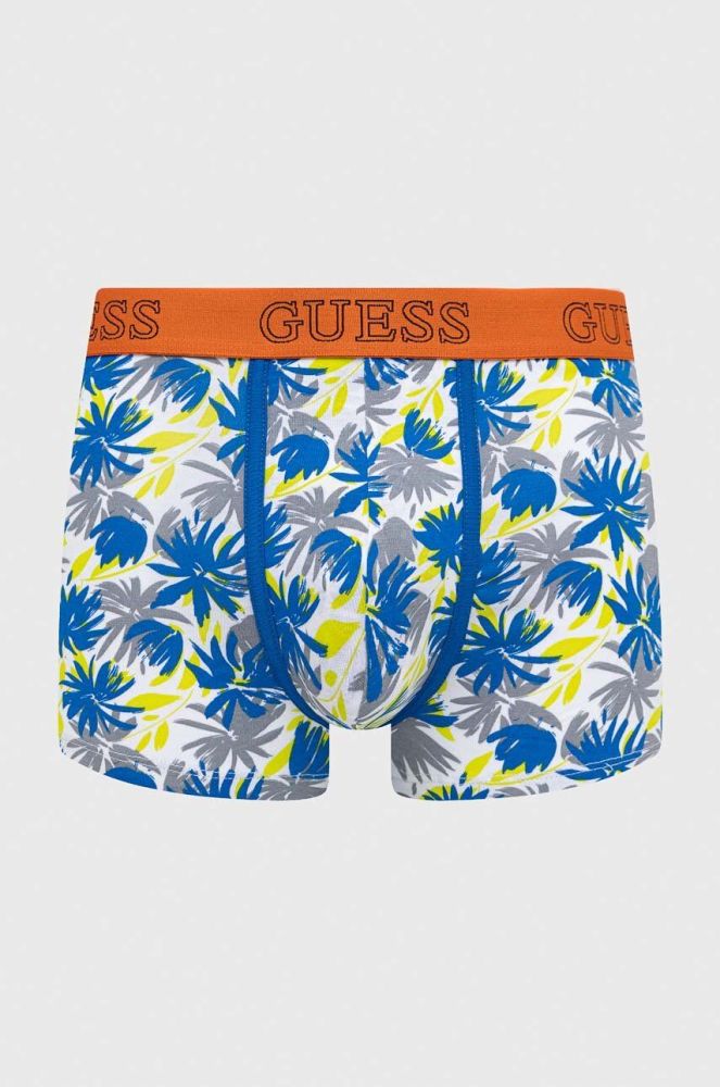 Боксери Guess 3-pack чоловічі колір блакитний (3147056)