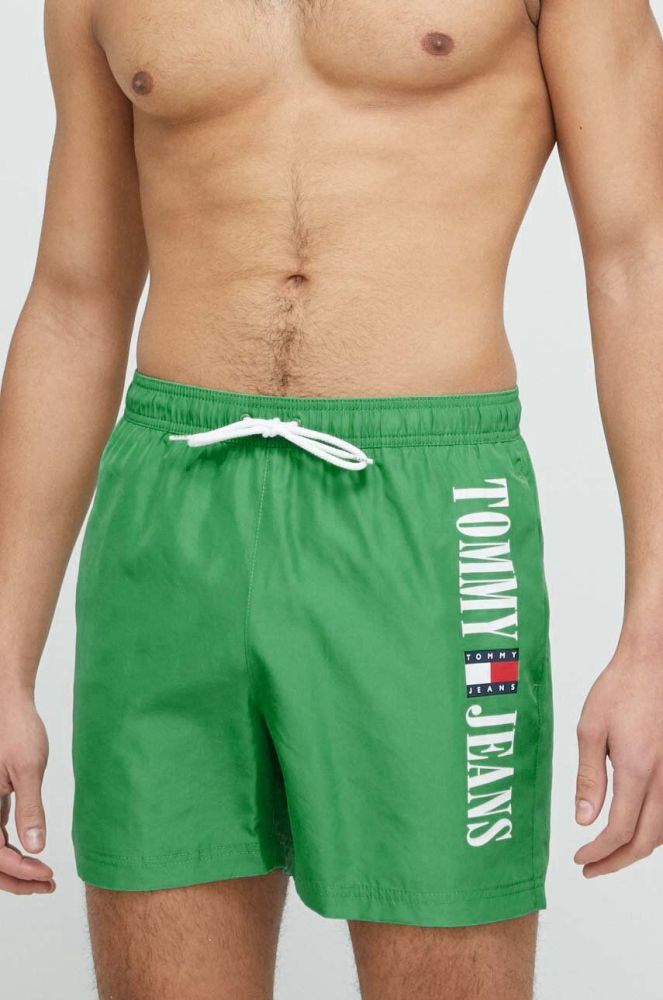 Купальні шорти Tommy Jeans колір зелений (3003285)