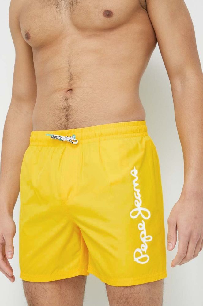 Купальні шорти Pepe Jeans Finnick колір жовтий