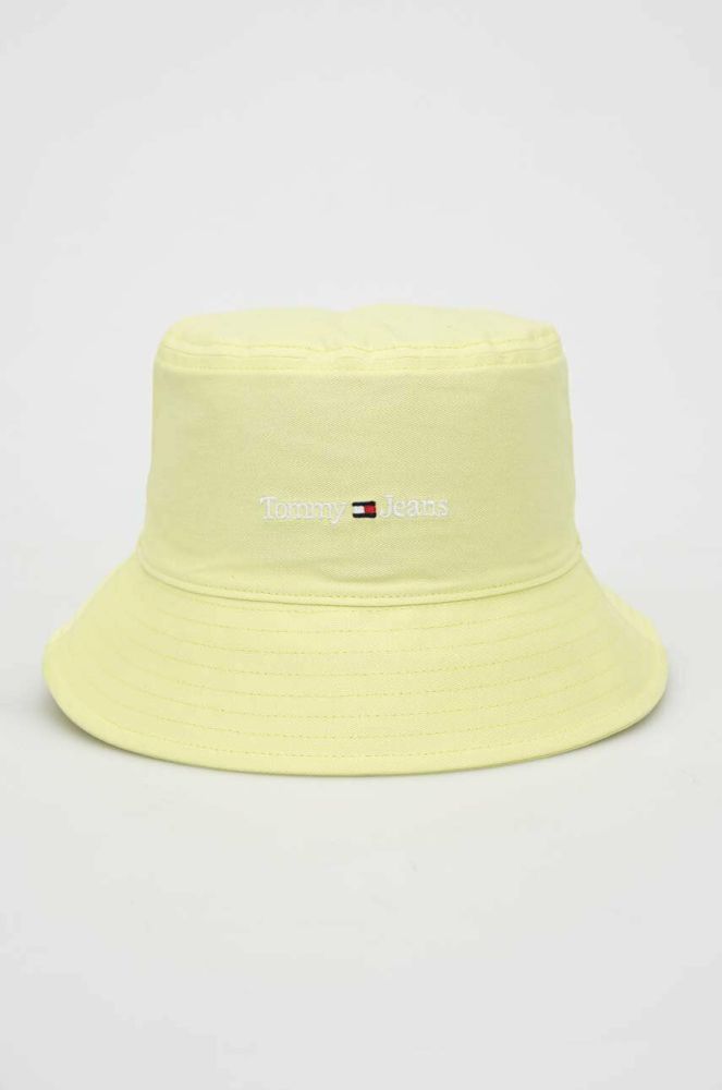 Бавовняний капелюх Tommy Jeans колір зелений з бавовни (2983793)