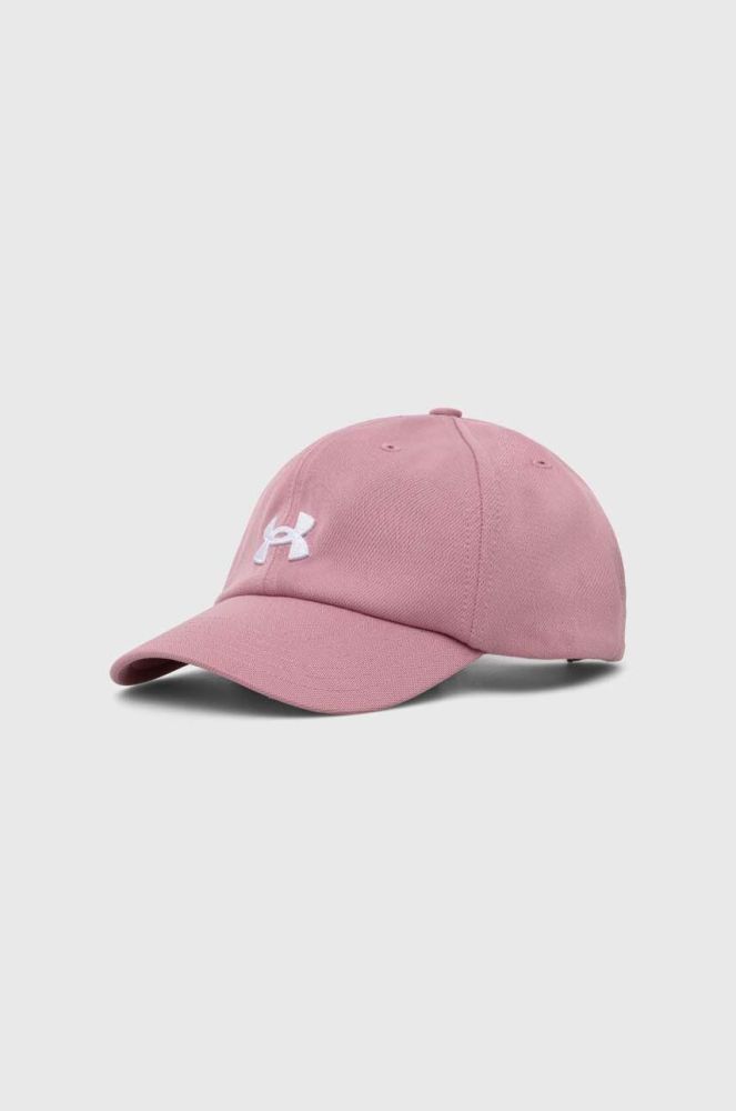 Кепка Under Armour колір рожевий з аплікацією