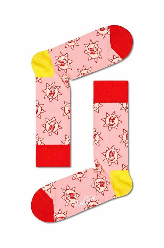 Шкарпетки Happy Socks Sunny Day колір рожевий