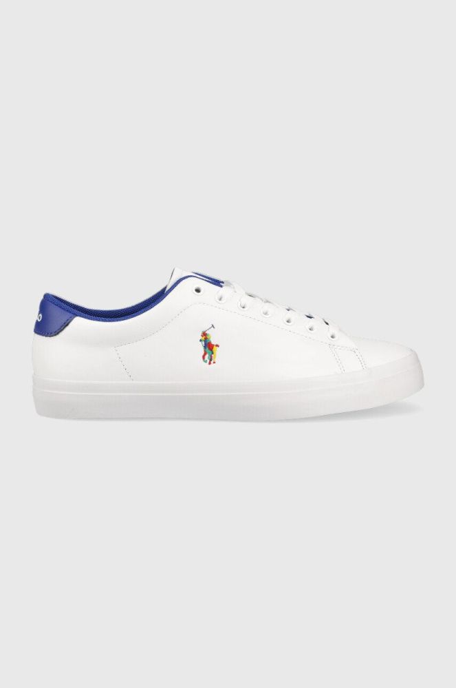 Шкіряні кросівки Polo Ralph Lauren LONGWOOD колір білий 816892339001