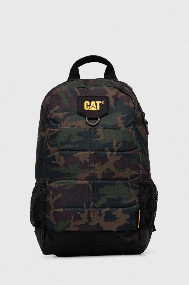 Рюкзак Caterpillar колір зелений великий візерунок
